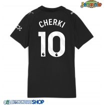 Maglie da calcio Manchester City Rayan Cherki #10 Seconda Maglia Femminile 2025-26 Manica Corta